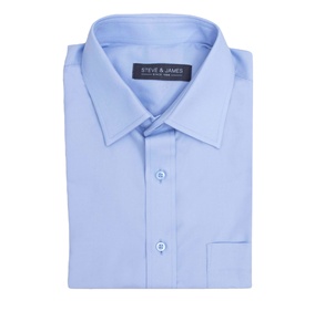 Chemise habillée formelle pour homme 100 % coton sergé teint en fil rayé à manches longues écologique séchage rapide anti-rétrécissement anti-boulochage été - Product Image 1