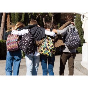 Mochila de Moda para Mujer, Resistente al Agua, con Impresión por Sublimación Personalizada, Plegable, para la Escuela, con Cierre, Proveedor Directo - Product Image 4