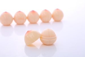 <span class=keywords><strong>Amazon</strong></span> Hot Selling Private Label Peach Flavor 24 Hours Nourrissant Lip Balm Customization mini size low quantité minimale de commande Prix d'usine - Product Image 4