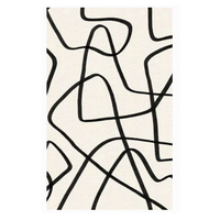 Tapis en laine tufté à la main, moderne et luxueux, tapis en laine de designer fait main pour salon, chambre, hôtel, intérieur, taille personnalisée