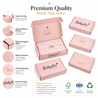 Boîtes d'expédition en carton ondulé de haute qualité avec logo personnalisé, couleur verte, pour cosmétiques, emballage en papier avec fermeture éclair