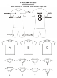 Tenues d'entraînement de football, survêtements de football avec maillot <span class=keywords><strong>vierge</strong></span> personnalisé de haute qualité, <span class=keywords><strong>kit</strong></span> de maillot de football en gros - Product Image 6