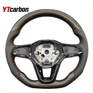 YTcarbon Design personnalisé volant en Fiber de carbone véritable pour Golf 8 R-<span class=keywords><strong>Line</strong></span> GTI GTD GTE Arteon <span class=keywords><strong>Tiguan</strong></span> Touareg POLO - Product Image 2