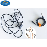 Vente chaude LMG Marque 12pk Usine En Gros Réutilisable 12 ''(300mm) Outils De Cuisine En Silicone De Qualité Alimentaire Attaches De Câble Polyvalent