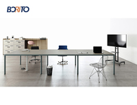 Table de direction personnalisée pour bureau commercial, fournie directement par l'usine en gros
