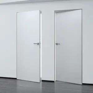 2023 Hot Sell Low Price Waterproof Soundproof Wood Doors Invisible Doors Designs