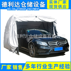 Delida Outdoor Rainproof Car <b>Tent</b> <b>Waterproof</b> Cloth Material Single Layer Parking Shed Mobile Garage - Product Image 2