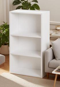 Nhà Máy Thiết Kế Hiện Đại Bằng Gỗ 3 <span class=keywords><strong>Cube</strong></span> Đa Năng Trắng Lưu Trữ <span class=keywords><strong>Organizer</strong></span> Kệ Đơn Vị Phòng Khách Đồ Nội Thất - Product Image 2