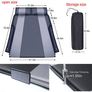 Colchoneta <span class=keywords><strong>autohinchable</strong></span> para dormir, colchón de aire para viaje y acampada, Suv, para coche - Product Image 2
