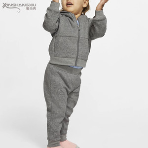 Set di <span class=keywords><strong>abbigliamento</strong></span> Casual per bambini di alta qualità per ragazze autunno inverno etichetta privata pile per bambini felpa con cappuccio Jogger 2 pz - Product Image 2