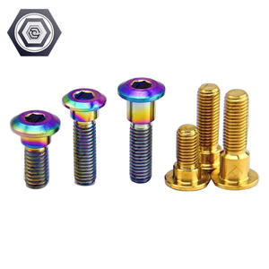 Din931 titane série M8x20-35 moto frein à disque Rotor vis boulons à tête cylindrique tour Bol pour vis de fixation - Product Image 4