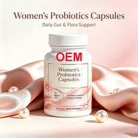 Complément alimentaire en capsules de probiotiques pour femmes, fabriqué en usine GMP, 36 souches de probiotiques, soutient la santé intestinale et la digestion, capsules de probiotiques végétaliennes