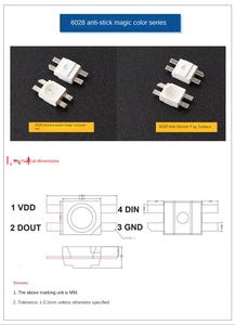 WS2812B programável LED Magic Color Lâmpada Bead 1515 1204 5050 0807 3535 4020 6028 ICs - Product Image 5
