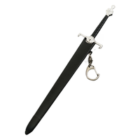 Épée Modèle Métallique Aiguille de Serment Longclaw de Game of Thrones, Jouet Artisanal, Décoration, Accessoires de Cosplay