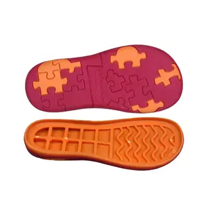 durable kids sandal sole 2 colors kids tpr material sole