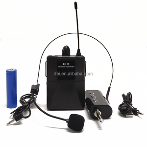 Microphone sans fil professionnel U61EL à pince pour collier, pour l'enregistrement, le karaoké, le <span class=keywords><strong>chant</strong></span> et les enseignants - Product Image 4