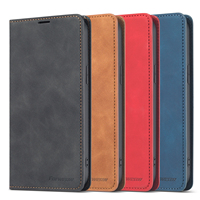 Étui Portefeuille Forwenw pour Xiaomi Redmi Note 14 13 12 11 10 Pro Plus Max 13C 12C 11A Poco M4 X4 4G 5G en Cuir PU à Rabat et TPU