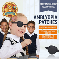 Masque de sommeil 3D en mousse à mémoire de forme tissée noire, ajustable et ergonomique, avec support cervical, occultant et léger pour le voyage, Halloween