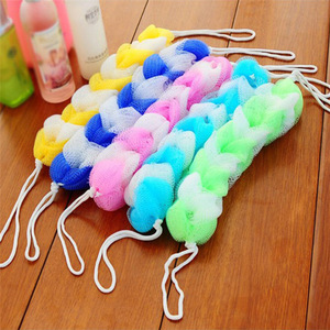 Bath Strip Long Shape Plastic Shower Sponge Back Scrubber Household Bath Product - Product Image 1