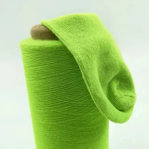 Recycled/regenerated cotton yarn pc yarn for knitting glove and sock