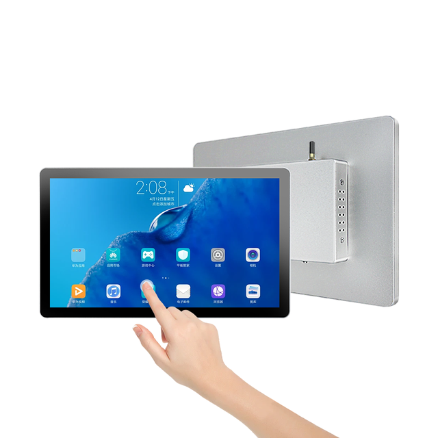 Fanless Muting Industrial Touch Pc 13.3" Wall Mounted Optical Touch Screen for Hospitals and Schools