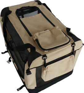 Jaula Plegable de Alta Calidad para Mascotas, Perros y Gatos, Interior y Exterior, con Laterales Suaves, Transpirable y Antiarañazos - Product Image 2