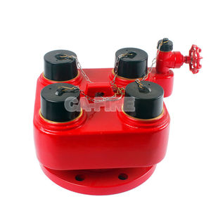 <span class=keywords><strong>CA</strong></span> Fire 4-Wege-Feuerlöschhydrant Einlass Feuerwehrausrüstung Gusseisen & Messing ISO-Zertifiziert - Product Image 3