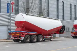 Vehicle Master 2 Axles 3 Axles 45cbm Dry Powder Bulk Cement Material Tanker Semi Truck Trailer