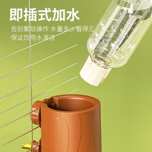 Bebedero para pájaros, material PP, dispensador colgante de gran capacidad para jaulas, para loros, loritas y chinchillas - Product Image 3
