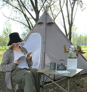 Tente pyramidale extérieure tente de <span class=keywords><strong>camping</strong></span> tente indienne pour jardin de fête à la maison-149 - Product Image 3