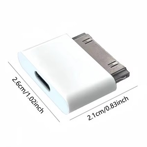 Adaptador de Iluminación a <span class=keywords><strong>30</strong></span> Pines, Conector Macho de 8 Pines a Hembra de <span class=keywords><strong>30</strong></span> Pines, Convertidor de Carga y Sincronización para <span class=keywords><strong>iPhone</strong></span> 4, 4S, iPad 2, 3, iPod Touch, Cable de Carga - Product Image 6