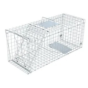 79x28x33cm cage de piège pliable pour animaux vivants sans cruauté pour raton laveur/opossum/chat errant/lapin/marmotte et tatou