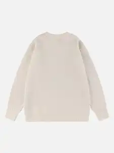Nanteng abiti in maglia con Logo personalizzato 100% maglioni di cotone alla moda Casual a maniche lunghe maglieria da uomo