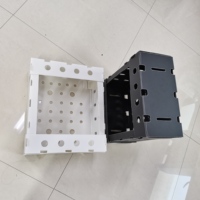 Boîte d'emballage écologique en plastique ondulé recyclable et imperméable pour okra, conteneur de récolte agricole en panneau alvéolaire PP empilable