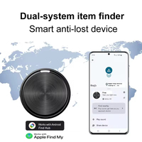Mini Rastreador BT Localizador de Llaves Etiqueta Inteligente Anti-Pérdida para Auto, Mascota, Cartera, Bolso, Compatible con iOS y Android