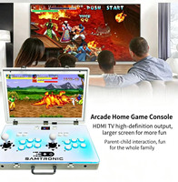 Pandora 2026 Nouvelle machine d'arcade portable pliable de 21 pouces pour deux joueurs, console de jeu rétro tout-en-un avec double joystick