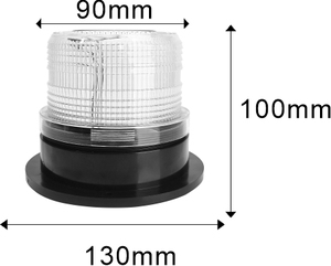 Сигнальный мигающий сигнальный светодиодный мигающий сигнальный фонарь на солнечной батарее автомобильные сигнальные огни - Product Image 2