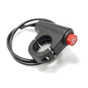 Motorcycle Hazard Light <b>Button</b> <b>Push</b> <b>Button</b> <b>Switch</b> For Handlebar Universal Fit Plastic Material One <b>Switch</b> - Product Image 2