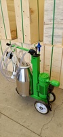 Machine à traire portable à moteur à essence à piston unique pour vaches et chèvres
