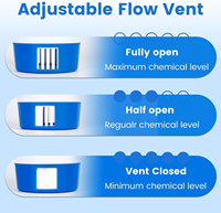 Outils de nettoyage de piscine au prix d'usine en gros, flotteur chimique pour piscine de 7 pouces, distributeur de chlore flottant