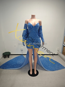 Ocstrade Tendance Tissu à paillettes brillantes <span class=keywords><strong>Robe</strong></span> d'anniversaire à gros nœud <span class=keywords><strong>Robe</strong></span> de soirée pour femmes <span class=keywords><strong>Robe</strong></span> de <span class=keywords><strong>cocktail</strong></span> <span class=keywords><strong>rose</strong></span> sexy <span class=keywords><strong>Grande</strong></span> <span class=keywords><strong>taille</strong></span> pour femmes - Product Image 5