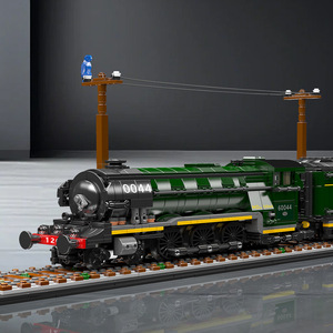 <span class=keywords><strong>MOULDKING</strong></span> 12044/12045 Modèle de train électrique Flying Scotsman, jouet de construction en blocs de plastique, jouet éducatif, animaux, nature - Product Image 3