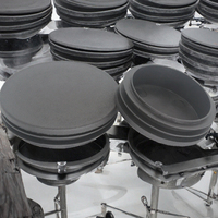 Bouchons d'extrémité pour meubles en PE noir écologique Newgo, formes personnalisées, moulés par injection, certifiés ISO9001