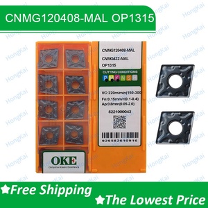Cnmg120408-mal op1215 op1315 Carbide chèn <span class=keywords><strong>CNC</strong></span> chuyển công cụ Lathe Cutter Công cụ 100% gốc - Product Image 3