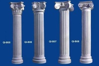 Colonne romaine en béton GRC de luxe de haute qualité, style européen, décoration de pilier, colonnes architecturales durables