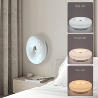Lampu Meja Donat Isi Ulang dengan Kap Lampu Akrilik Oranye, Lampu Pencahayaan Ambient, Dioperasikan dengan Baterai, Kontrol Sentuh untuk Kamar Tidur Dalam Ruangan