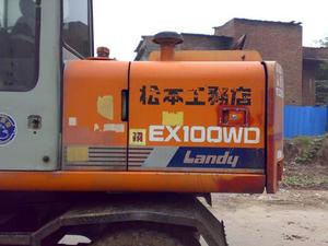 Hitachi a utilisé des excavatrices de roue de tracteur EX100WD ZX130W à vendre - Product Image 6