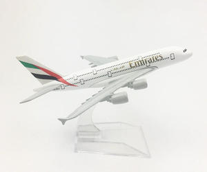 Modèle d'<span class=keywords><strong>avion</strong></span> en alliage A380, prototype 16 cm, <span class=keywords><strong>jouet</strong></span> d'<span class=keywords><strong>avion</strong></span> en métal moulé sous pression personnalisé pour collection, cadeau d'entreprise, fabriqué par des fournisseurs - Product Image 2