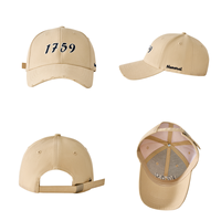 Gorra de Béisbol Personalizada de 6 Paneles, Estilo Desgastado, Bordada, con Hebilla Metálica Ajustable