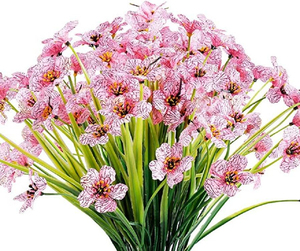 ช่อดอกไม้หญ้าเทียมประดับตกแต่งบ้านสวนและโต๊ะทำงาน - Product Image 1